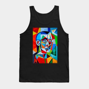 Nature's Guardian: Man and Forest Unite Tank Top